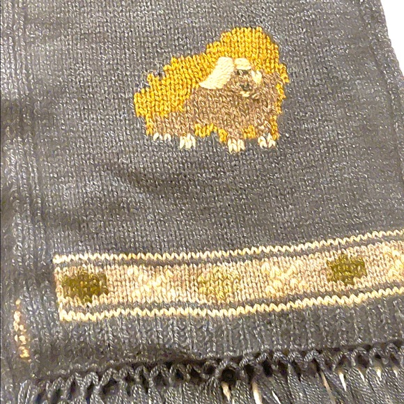 Qiviuk Merino wool Handknit Luxury Peru Lamb scarf Was 299$ USD Winter - Picture 2 of 8